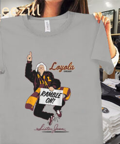 Alternative view of The Sister Jean Legacy Collection Ramble On Shirt Loyola Chicago Tee