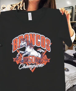 Vintage Denver Broncos Super Bowl 50 Champions Shirts