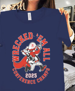 Wrecked 'Em Conference Champs Shirt Texas Tech Tees