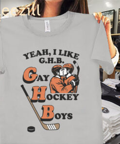 Yeah I Like G.H.B. Gay Hockey Boys Premium Classic Men's Shirts