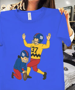 Younghoe Koo Charlie Brown Shirt New York Giants Football Tee