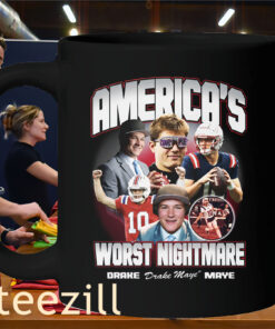 America's Worst Nightmare Drake Maye Classic Tee Shirt Mug