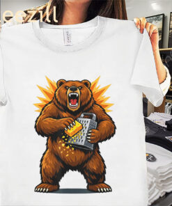 Angry Bear Grating Cheese Grater Hater CLassic Premium Shirt