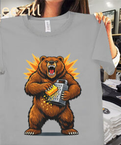 Angry Bear Grating Cheese Grater Hater CLassic Premium Shirts