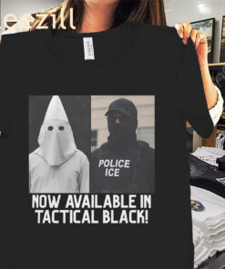 Anti-ICE Tee - Now Available In Tactical Black Shirt