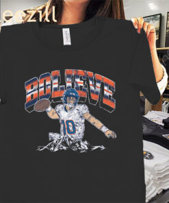 Bo Nix Bolieve Shirt - Denver Broncos Football Tee