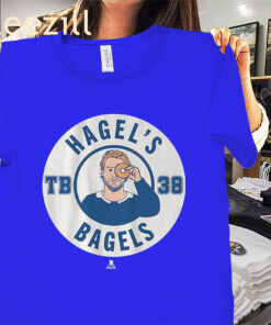 Brandon Hagel Bagel Shop Shirt - TB Lightning Hockey Tee