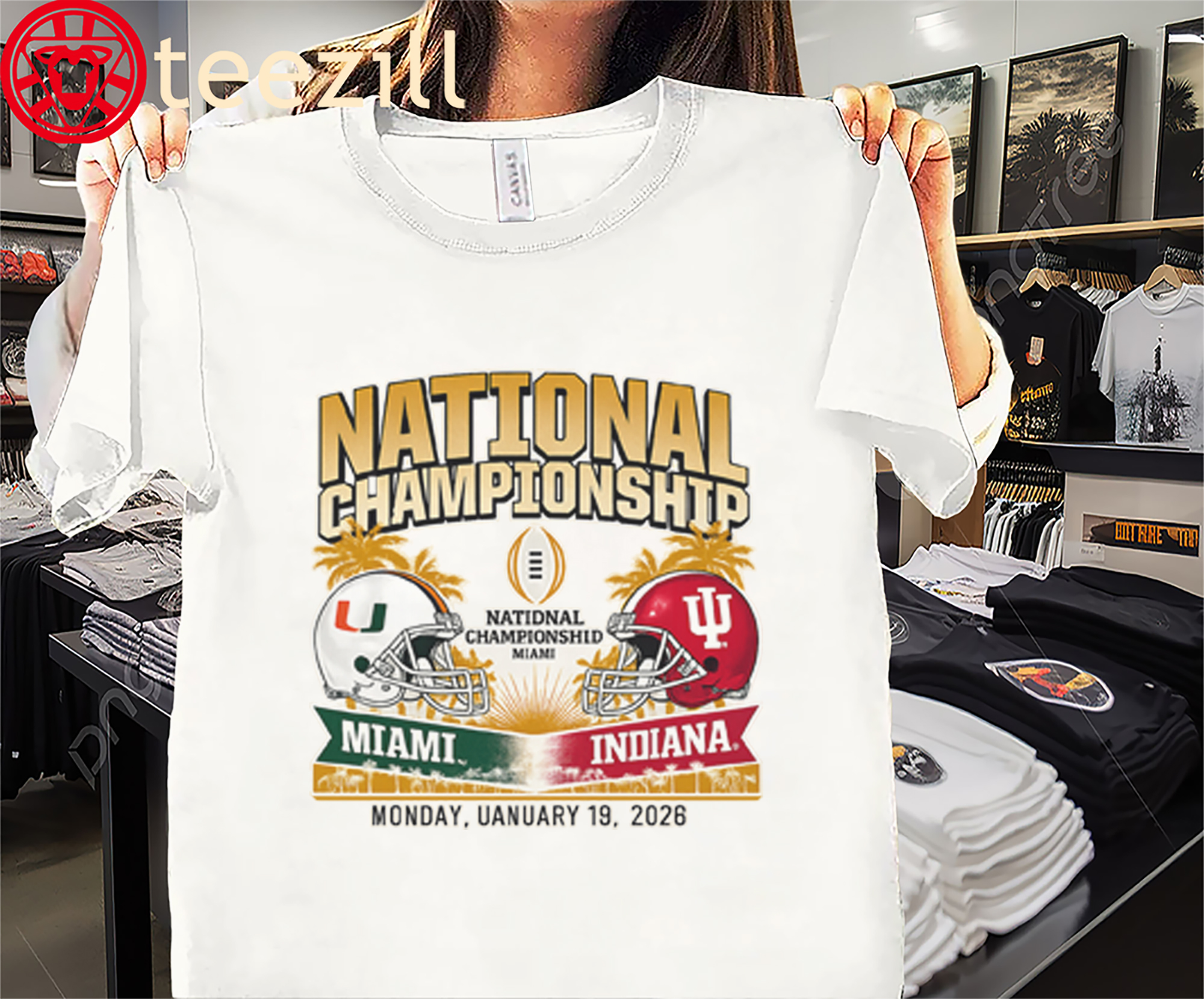 CFP National Championship Matchup Shirt - 2026 College Football Tee