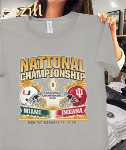 CFP National Championship Matchup Shirt - 2026 College Football Tees