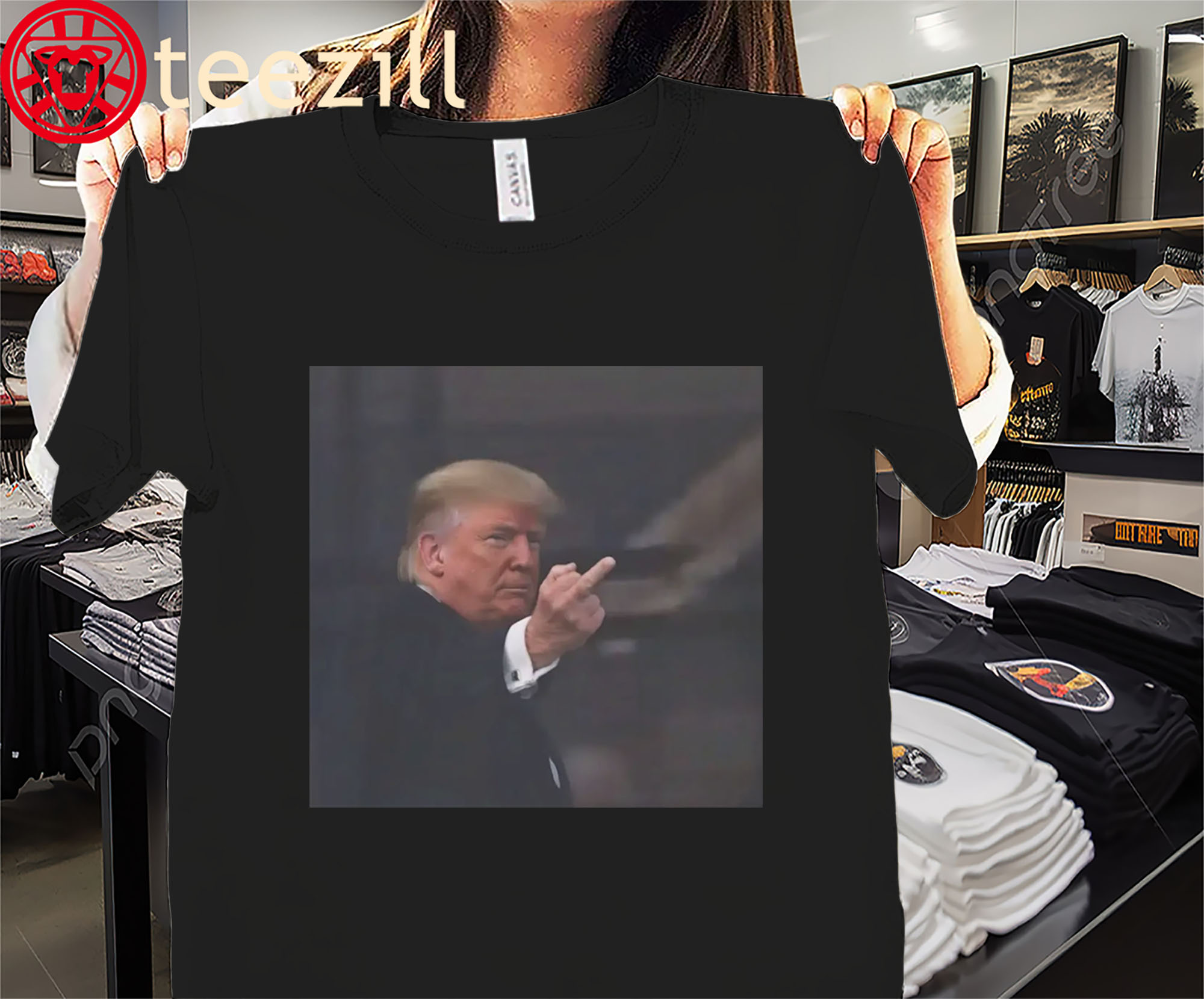 Classic US Donald Trump Fuck You Ford Worker Shirt