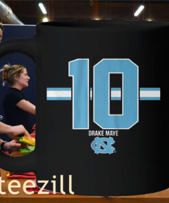 Drake Maye 10 Stripe Rep a UNC legend Mug