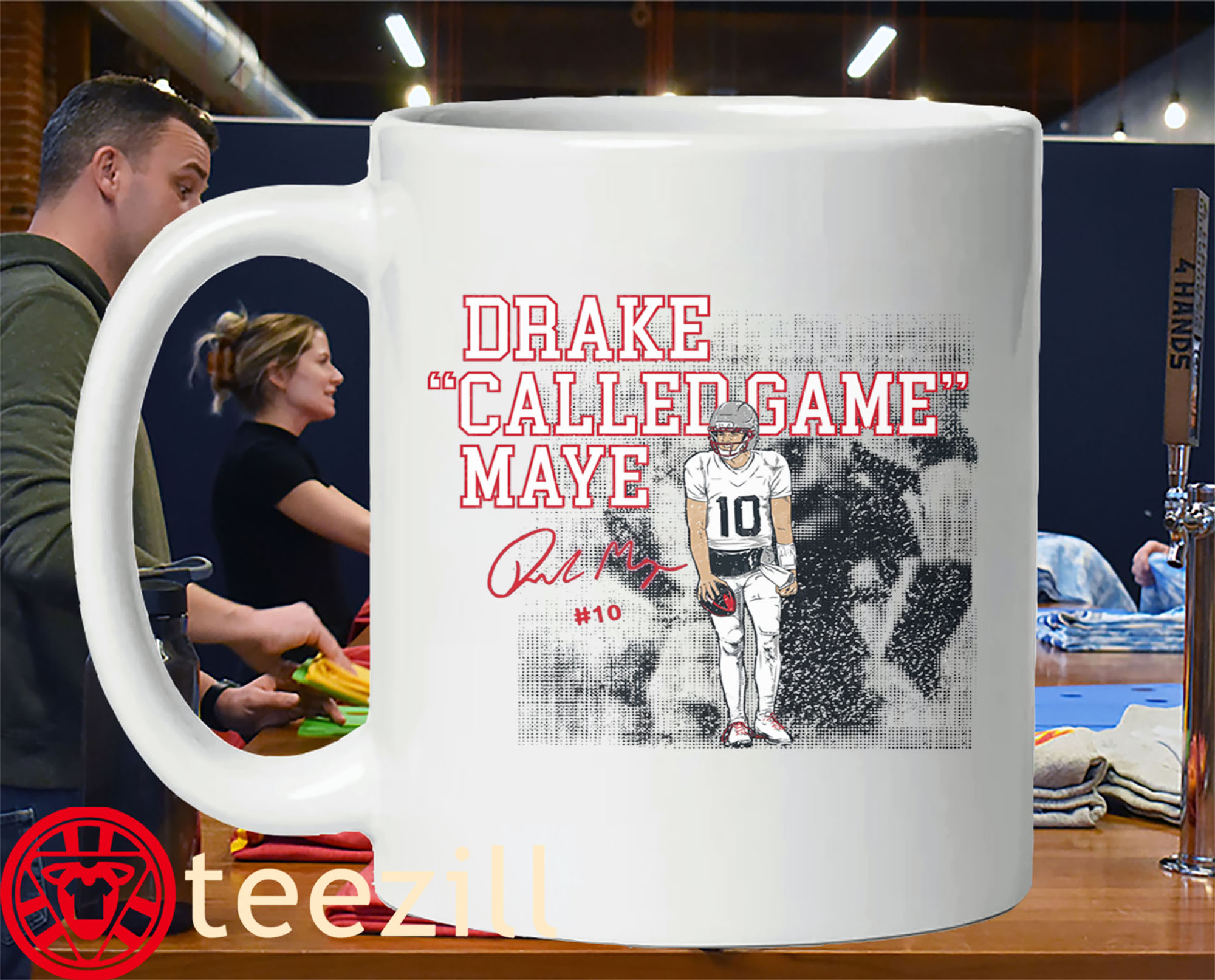 Drake Maye 'Called Game' Mug