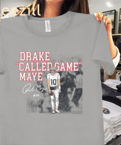 Drake Maye 'Called Game' Shirt - Called Game Drake Football Tee