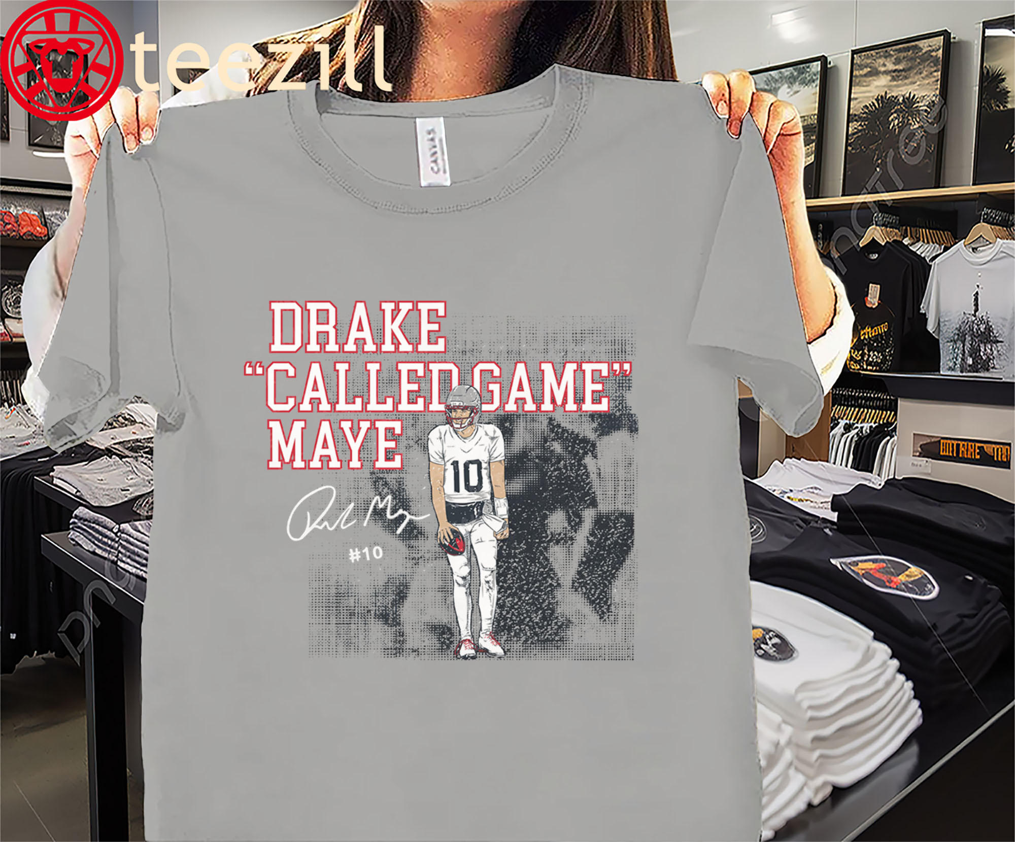Drake Maye 'Called Game' Shirt - Called Game Drake Football Tee