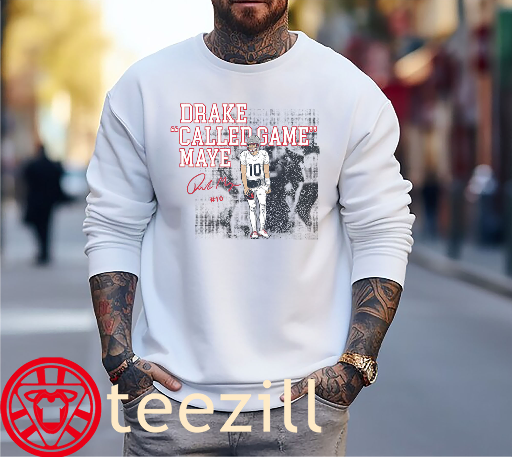 Drake Maye 'Called Game' Shirt - Called Game Drake Football Tees