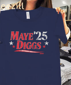 Drake Maye – Stefon Diggs ’25 Shirt — New England Patriots Tee