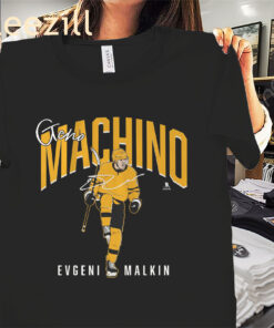 Geno Machino Evgeni Malkin Pittsburgh Hockey Tee Shirt