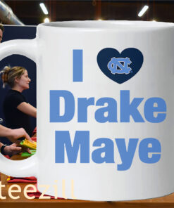 I Heart Drake Maye Shirt - UNC Football Fans TeeMug