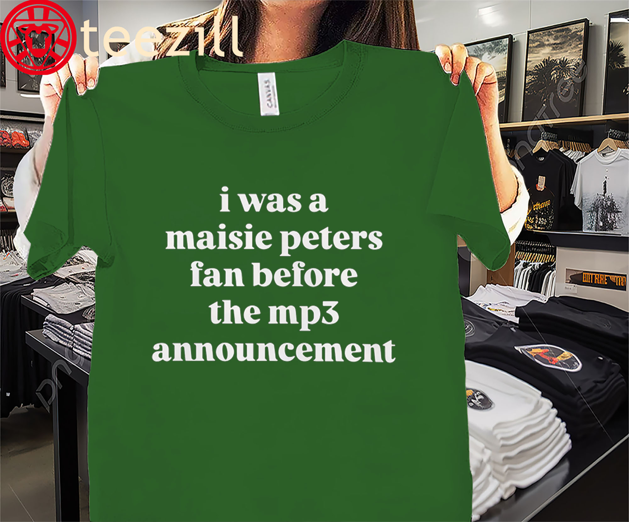I Was a Maisie Peters Fan Before the Mp3 Announcement Premium Tee Shirt