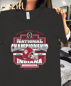 Indiana Hoosiers CFP National Championship 2026 Icon Logo Tee Shirt