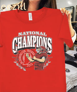 Indiana Hoosiers Crewnecks Champions Player Shirt - Indiana Football Tee