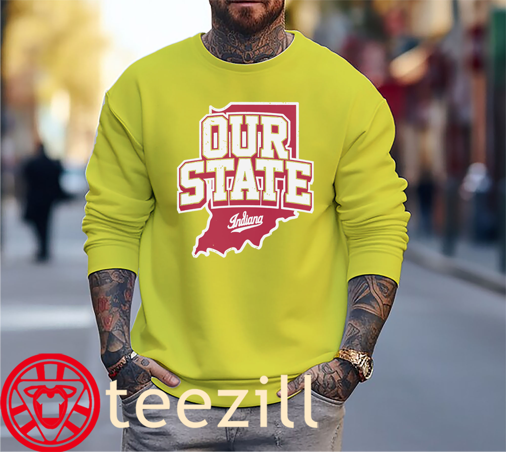 Indiana Hoosiers Our State City ShirtSweater