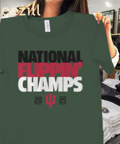 Indiana National Flippin' Champs Shirt - Indiana Football Tees