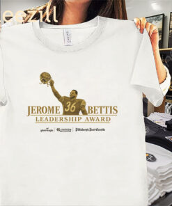 Jerome Bettis Leadership Award Shirt - Pittsburgh Steelers Football Tee