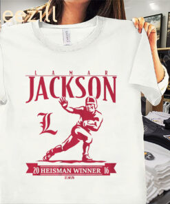 Lamar Jackson Heisman Trophy Shirt - Louisville Football Tee