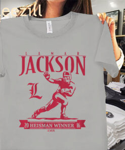 Lamar Jackson Heisman Trophy Shirt - Louisville Football Tees
