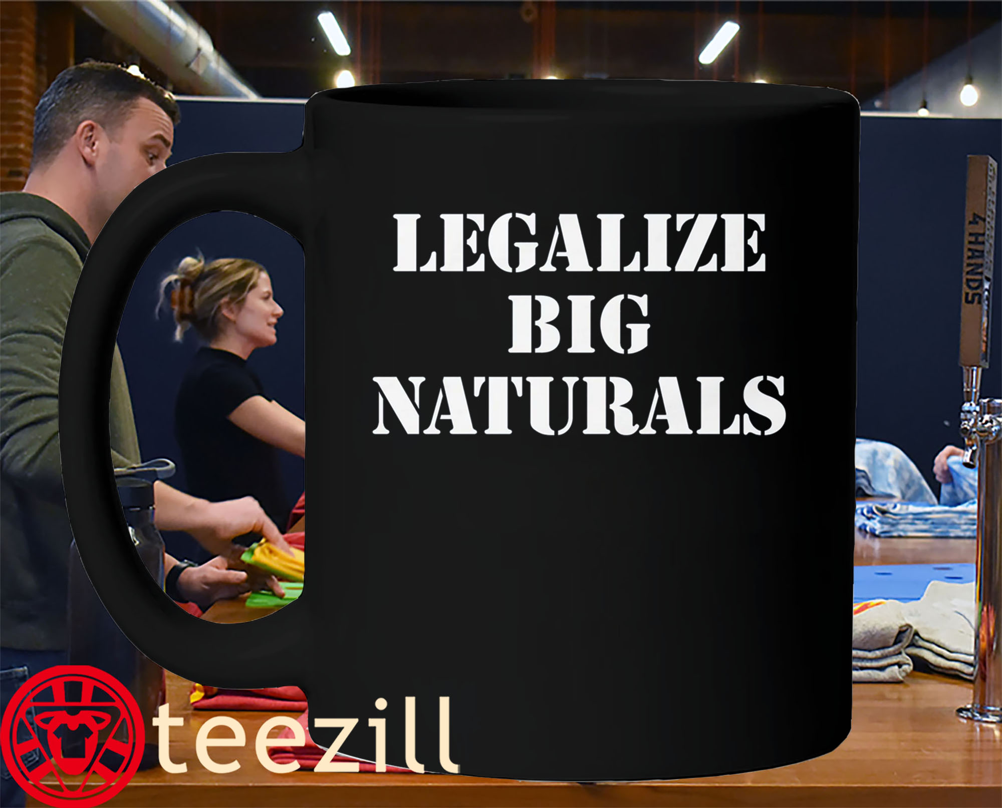 Legalize Full Bush Premium Classic ShirtMug