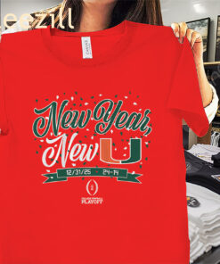 Miami CFP New Year- New U Shirt - Miami Football Tees