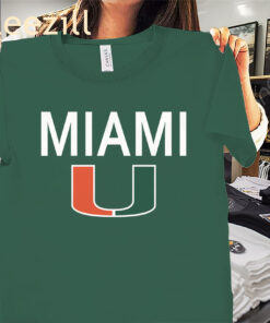 Miami Hurricanes Football Icon Logo Shirt