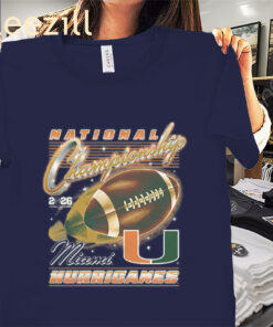 Miami Hurricanes National Championship 2026 Shirt College Football