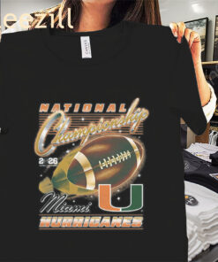 Miami Hurricanes National Championship 2026 Shirt College Football Tees