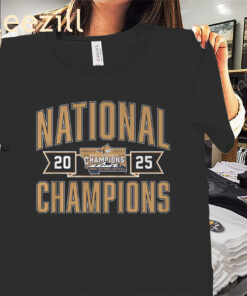 Montana State Football 2025 FCS National Champions Tee Shirt