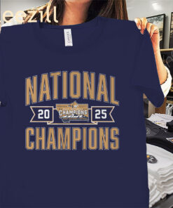 Montana State Football 2025 FCS National Champions Tee Shirts