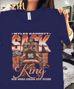 Myles Garrett Cleveland Browns Sack King Tee Shirts