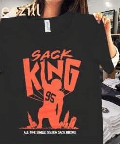 Myles Garrett Sack King All-Time Tee Shirts