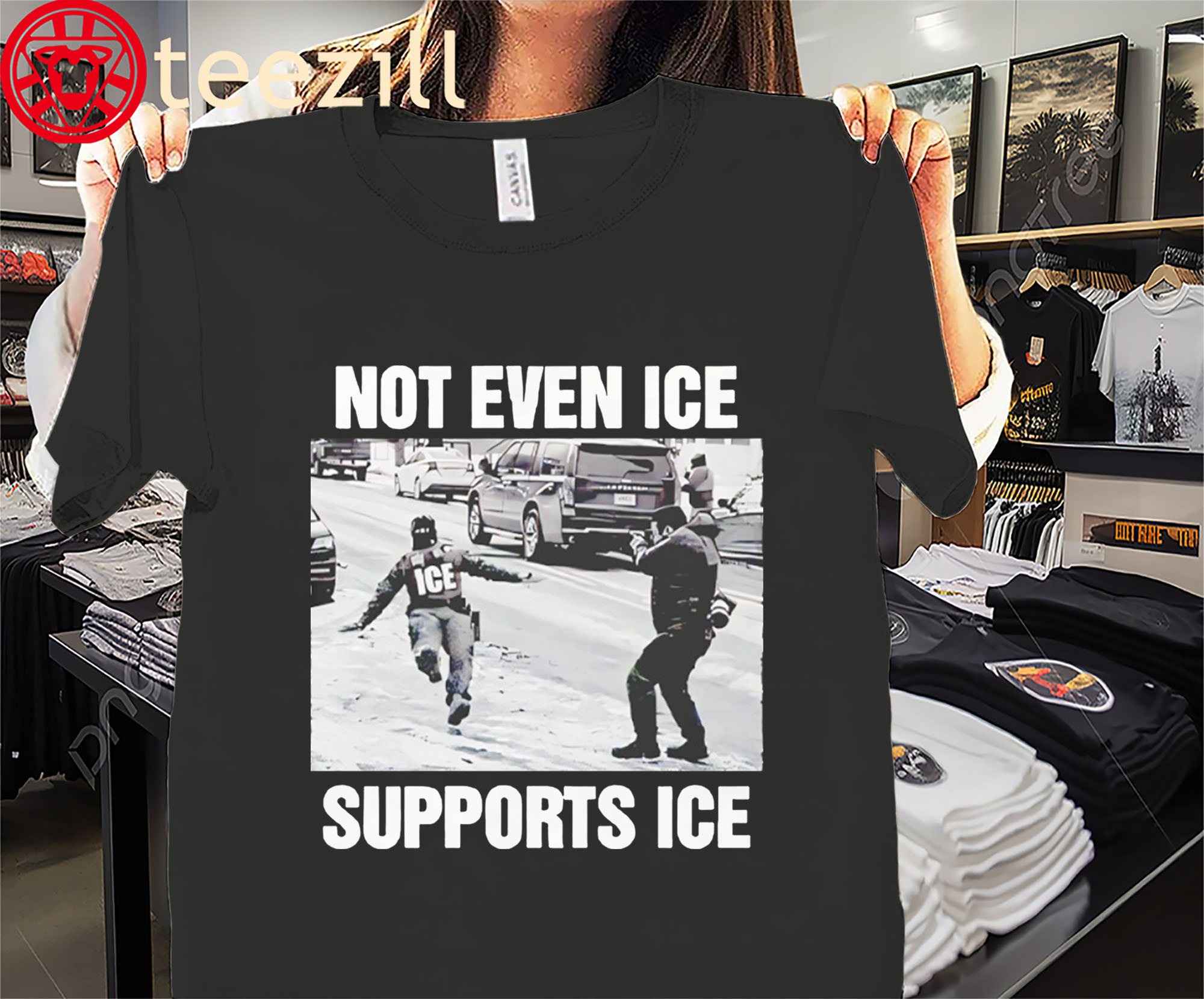 Not Even ICE Supports ICE United Stattes Shirt