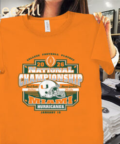Orange Miami Hurricanes CFP National Championship 2026 Shirt