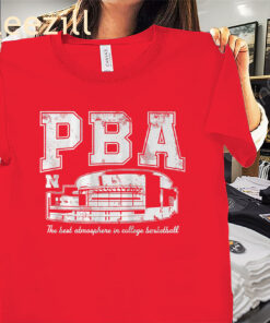 PBA The Best Atmosphere In College Shirt - Nebraska Basketball Tee