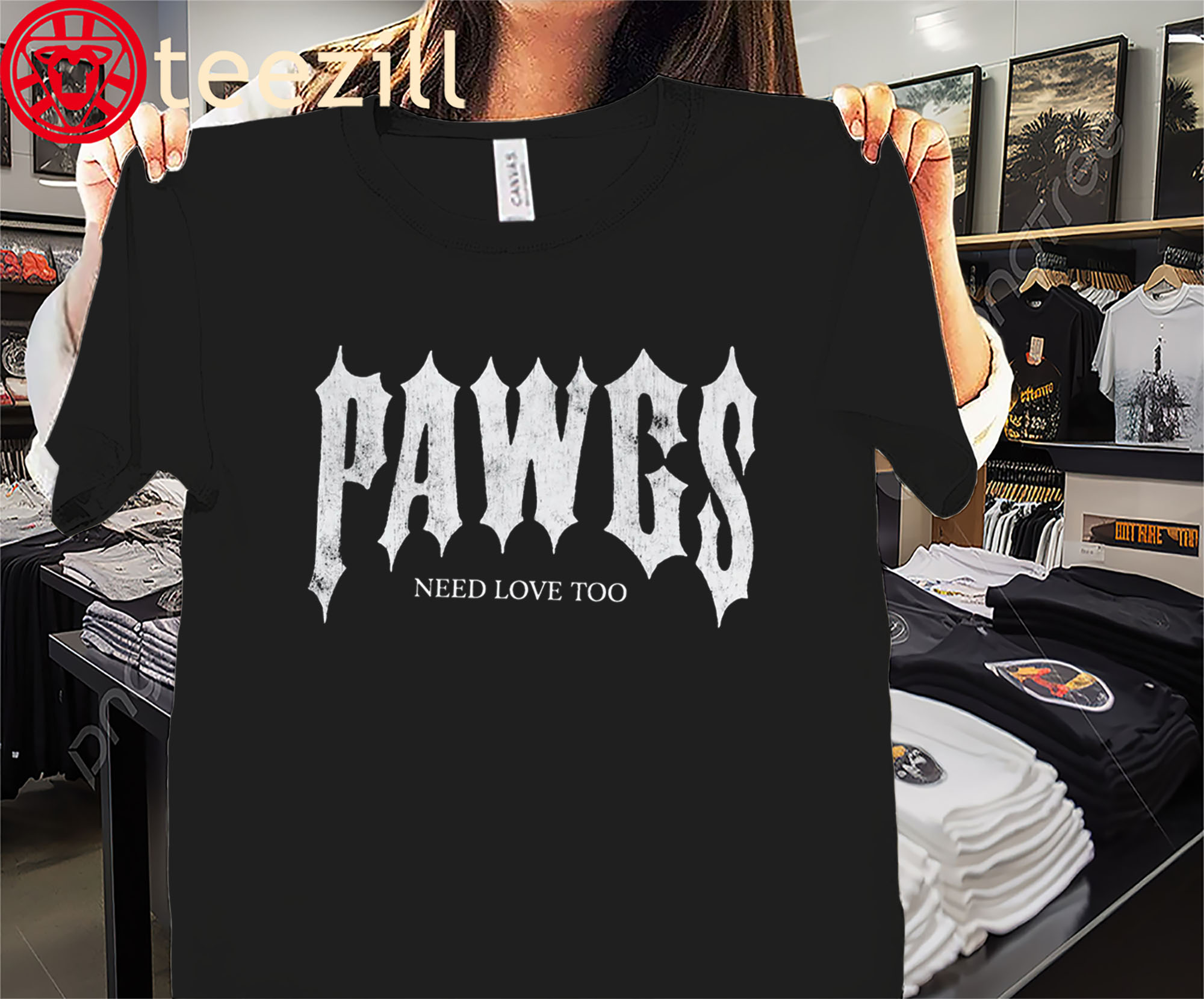 Pawgs Need Love Too Premium Classic Shirt