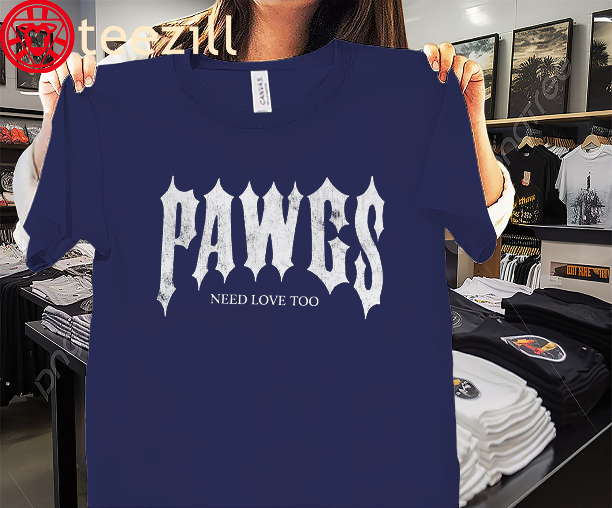 Pawgs Need Love Too Premium Classic Shirts
