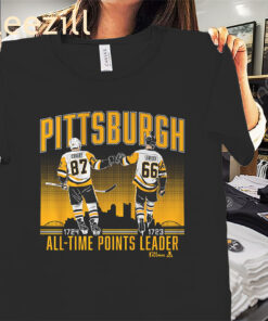 Pittsburgh All-Time Points Leader Shirt - Sidney Crosby and Mario Lemieux Tee
