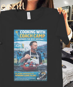 Poster Official Cooking With Coach Camp Shirt - Ryan Nielsen Jaguars Tees