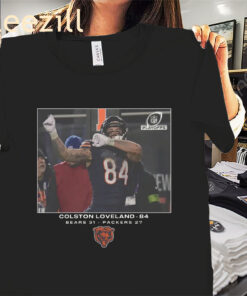 Posters Colston Loveland Chicago Bears Wild Card Shirt