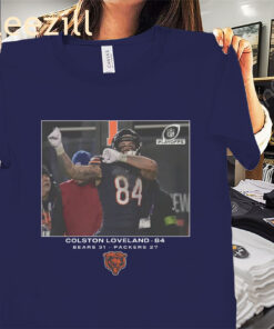 Posters Colston Loveland Chicago Bears Wild Card Shirts