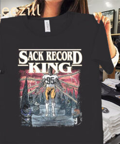Posters Official Sack Record King Shirt - Cleveland Football Tee