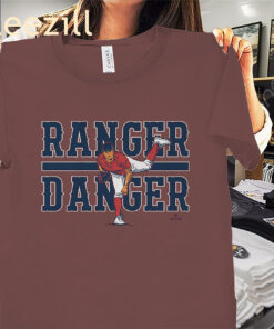 Ranger Danger Shirt - Ranger Suarez Apparel - Boston Baseball Tees